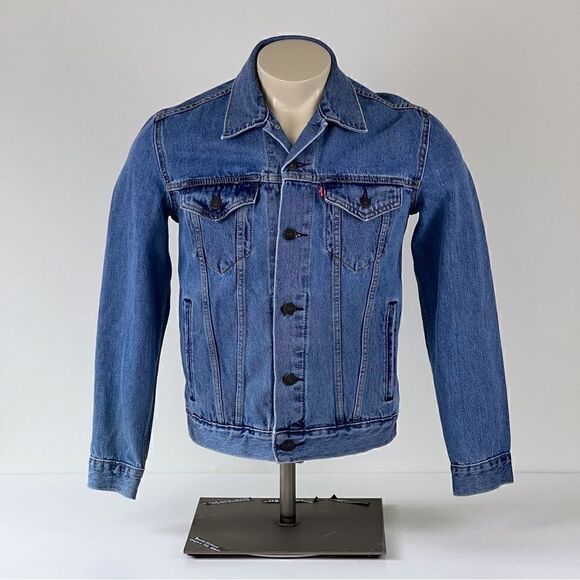 NWT Levis Light Stonewash Denim Jean Trucker Jacket - Picture 4 of 11